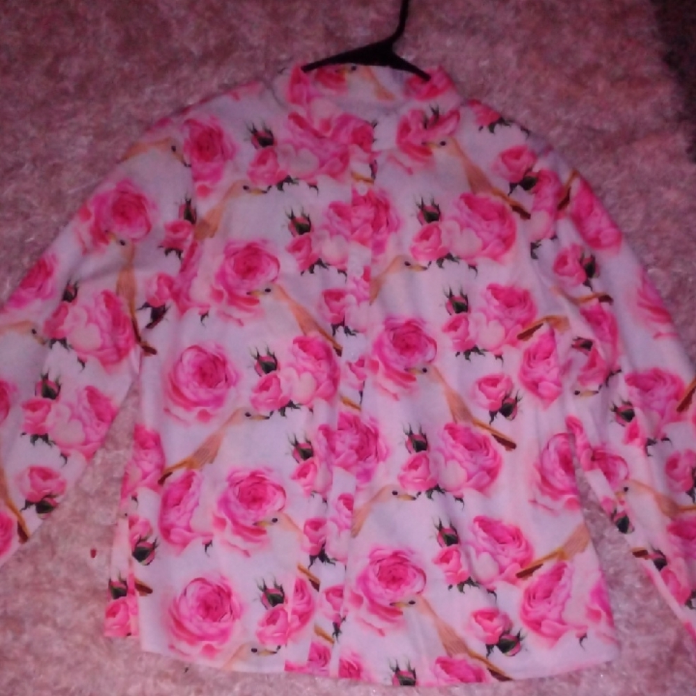 Floral Button-Up Shirt